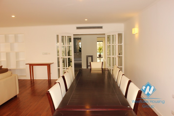 Luxury serviced apartment for lease in Westlake area, Hanoi.